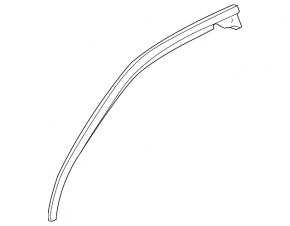 Upper door molding front left Chevrolet Equinox 10-11