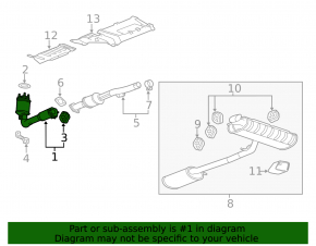 Intake pipe with catalytic converter Chevrolet Equinox 10-14 2.4 mesh torn