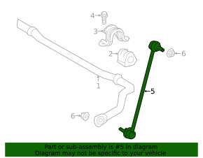 Stabilizer link front left Lexus UX200 UX250h 19- CTR