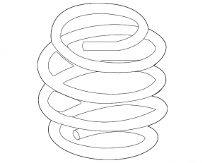 Front left spring for Nissan Ariya 23-25 FWD