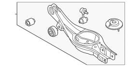 Lower control arm under spring rear left Kia Niro 23-