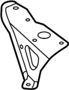 Battery tray bracket front Infiniti QX30 17-19