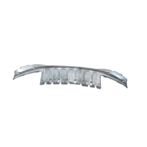 Radiator grill grill Jeep Compass 11-16 gray, without inserts SIGNEDA
