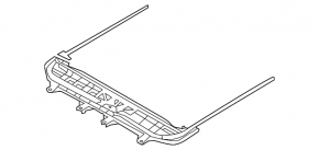 Sunroof mechanism frame Mitsubishi Outlander Sport ASX 10-23