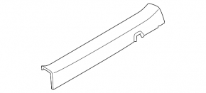 Door sill trim front right inner Infiniti Q50 14-20 beige