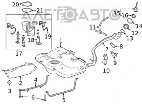 Lexus ES350 Fuel Tank 21-26