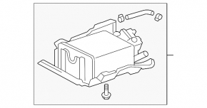 Canister with carbon absorber naked Toyota Rav4 06-12