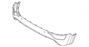 Kia Niro 23-25 bare rear bumper, lower part