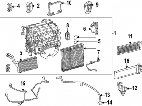 Heater assembly Toyota Sienna 23-25