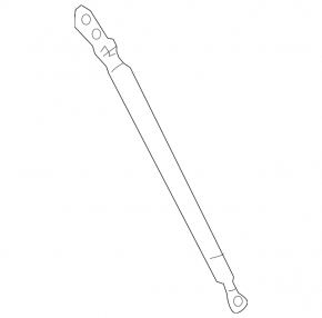Left tailgate shock absorber for Nissan Murano z50 03-07