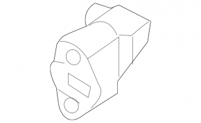 Radiator bracket lower left Porsche Cayenne 958 11-17