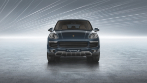 Front bumper lip Porsche Cayenne 958 15-17 rest, structure