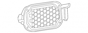 Mercedes GLC 16-22 Fuel Filler Cap Housing
