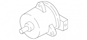 Cooling Fan Motor Left Mazda CX-5 17-23 2.5