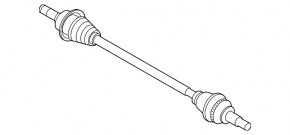 Rear left axle shaft for Mazda CX-50 23-25