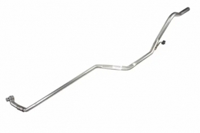 Exhaust line middle section with rear barrel Chevrolet Volt 11-15 with resonator