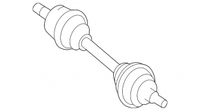 Front left half-shaft drive Mercedes R-class W251 06-13