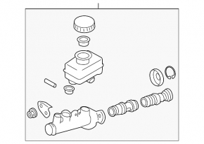 Subaru Forester 2013 SH Master Brake Cylinder with Reservoir
