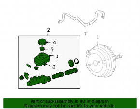 Subaru Forester 2013 SH Master Brake Cylinder with Reservoir