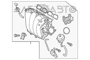 Intake manifold Kia Forte 4d 14-16 pre-rest 1.8