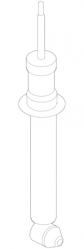 Rear right shock absorber BMW 5 F10 11-16 RWD
