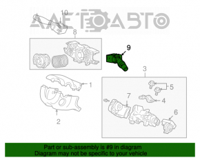 Right steering column switch for Honda Civic 4D 06-09
