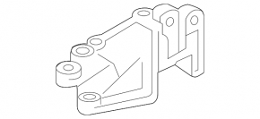 Engine mount bracket left Hyundai Santa FE Sport 13-16 2.4