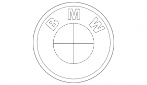 BMW 4 Series G22 G26 21-25 Trunk Lid Emblem