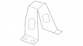Upper rear fender apron bracket, right, Toyota Sequoia 22-25