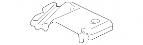 Rear right engine compartment trim for Lexus RX400h 06-08
