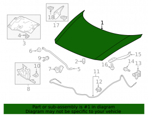 Honda CRZ 11-16 bare hood