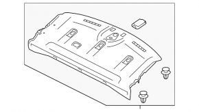 Rear shelf Subaru Impreza 17-23 GK