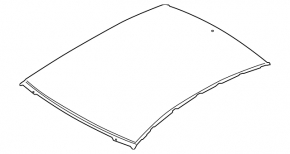 Roof metal Kia Forte 4d 14-18 without sunroof