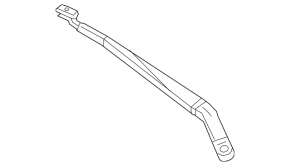 Wiper arm right Lexus NX200t NX300 NX300h 15-21
