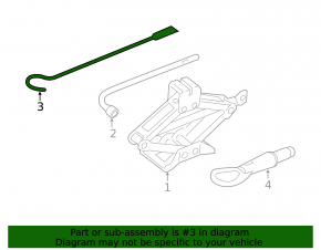 Nissan Leaf 18- Jack Handle