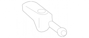 Rear left muffler bracket for Mercedes A-class V177 19-22
