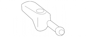 Rear left muffler bracket for Mercedes A-class V177 19-22