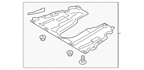 Engine protection Ford Fusion mk5 17-20