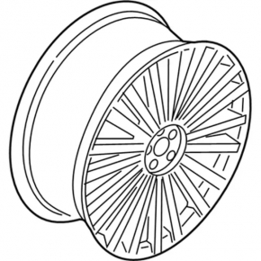 Wheel disk R19 Lincoln MKZ 17-20 type 1