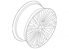 Wheel disk R19 Lincoln MKZ 17-20 type 1