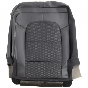 Ford Escape MK4 23-25 2nd row seat upholstery, black leather with perforation
