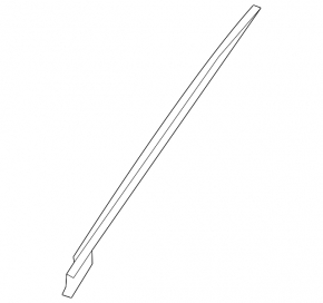 Left windshield molding for Jaguar XE 17-20