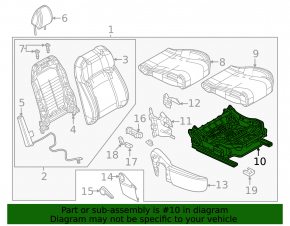 Mazda CX-50 23-25 passenger seat runners, mechanical, frameless, with sensors
