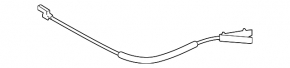 VW Jetta 19 Hood Release Cable - Front