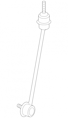 Front right stabilizer link Mercedes S-class W221 AWD