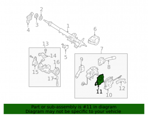 Subaru b9 Tribeca steering angle sensor