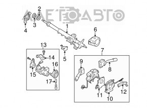Subaru b9 Tribeca steering angle sensor