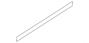 Molding door-glass central front left VW Taos 22-25 chrome