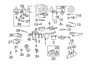 Front Left Seat Heater Switch Acura MDX 07-13