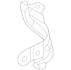 Brake hose bracket rear left Toyota Venza 21-